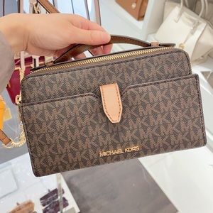 Michael Kors Medium Double Zip Phone Crossbody